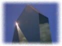 Contemporary glass and steel building